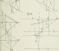 An illustration from Traité de géométrie descriptive (1880)