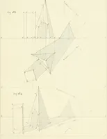 An illustration from Traité de géométrie descriptive. 3. ed., rev. et augm. de la théorie de l'intersection de deux polyèdres (1891)