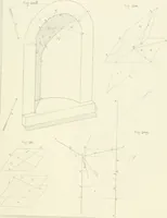 An illustration from Traité de géométrie descriptive. 3. ed., rev. et augm. de la théorie de l'intersection de deux polyèdres (1891)
