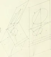 An illustration from Traité de géométrie descriptive. 3. ed., rev. et augm. de la théorie de l'intersection de deux polyèdres (1891)