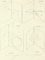 An illustration from Traité de géométrie descriptive. 3. ed., rev. et augm. de la théorie de l'intersection de deux polyèdres (1891)