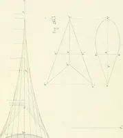 An illustration from Traité de géométrie descriptive. 3. ed., rev. et augm. de la théorie de l'intersection de deux polyèdres (1891)