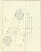 An illustration from Traité de géométrie descriptive. 3. ed., rev. et augm. de la théorie de l'intersection de deux polyèdres (1891)