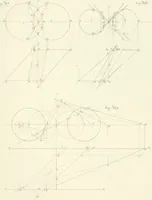 An illustration from Traité de géométrie descriptive. 3. ed., rev. et augm. de la théorie de l'intersection de deux polyèdres (1891)