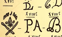 An illustration from Traité de la fabrication et de la réparation des faïences et objets d'art : avec un appendice contenant toutes les marques des faïences et porcelaines françaises (1897)
