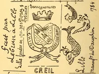 An illustration from Traité de la fabrication et de la réparation des faïences et objets d'art : avec un appendice contenant toutes les marques des faïences et porcelaines françaises (1897)