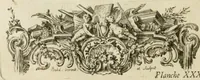 An illustration from Traité de perspective a l'usage des artistes : où l'on démontre géométriquement toutes les pratiques de cette science, & où l'on enseigne, selon la méthode de M. le Clerc, à mettre toutes sortes d'objets en perspective, leur reverbération dans l'eau, & leurs ombres, tant au soleil qu'au flambeau (1750)