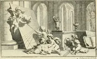 Picture 2 of 207 from Traité de perspective a l'usage des artistes : où l'on démontre géométriquement toutes les pratiques de cette science, & où l'on enseigne, selon la méthode de M. le Clerc, à mettre toutes sortes d'objets en perspective, leur reverbération dans l'eau, & leurs ombres, tant au soleil qu'au flambeau (1750), leaf 12