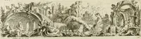 An illustration from Traité de perspective a l'usage des artistes : où l'on démontre géométriquement toutes les pratiques de cette science, & où l'on enseigne, selon la méthode de M. le Clerc, à mettre toutes sortes d'objets en perspective, leur reverbération dans l'eau, & leurs ombres, tant au soleil qu'au flambeau (1750)