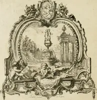 An illustration from Traité de perspective a l'usage des artistes : où l'on démontre géométriquement toutes les pratiques de cette science, & où l'on enseigne, selon la méthode de M. le Clerc, à mettre toutes sortes d'objets en perspective, leur reverbération dans l'eau, & leurs ombres, tant au soleil qu'au flambeau (1750)