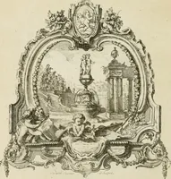 An illustration from Traité de perspective a l'usage des artistes : où l'on démontre géométriquement toutes les pratiques de cette science, & où l'on enseigne, selon la méthode de M. le Clerc, à mettre toutes sortes d'objets en perspective, leur reverbération dans l'eau, & leurs ombres, tant au soleil qu'au flambeau (1750)