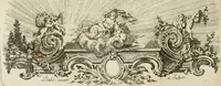 An illustration from Traité de perspective a l'usage des artistes : où l'on démontre géométriquement toutes les pratiques de cette science, & où l'on enseigne, selon la méthode de M. le Clerc, à mettre toutes sortes d'objets en perspective, leur reverbération dans l'eau, & leurs ombres, tant au soleil qu'au flambeau (1750)