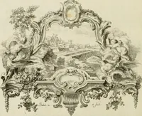 An illustration from Traité de perspective a l'usage des artistes : où l'on démontre géométriquement toutes les pratiques de cette science, & où l'on enseigne, selon la méthode de M. le Clerc, à mettre toutes sortes d'objets en perspective, leur reverbération dans l'eau, & leurs ombres, tant au soleil qu'au flambeau (1750)