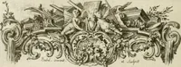 An illustration from Traité de perspective a l'usage des artistes : où l'on démontre géométriquement toutes les pratiques de cette science, & où l'on enseigne, selon la méthode de M. le Clerc, à mettre toutes sortes d'objets en perspective, leur reverbération dans l'eau, & leurs ombres, tant au soleil qu'au flambeau (1750)