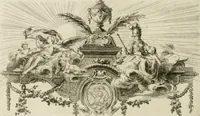 An illustration from Traité de perspective a l'usage des artistes : où l'on démontre géométriquement toutes les pratiques de cette science, & où l'on enseigne, selon la méthode de M. le Clerc, à mettre toutes sortes d'objets en perspective, leur reverbération dans l'eau, & leurs ombres, tant au soleil qu'au flambeau (1750)