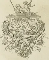An illustration from Traité de perspective a l'usage des artistes : où l'on démontre géométriquement toutes les pratiques de cette science, & où l'on enseigne, selon la méthode de M. le Clerc, à mettre toutes sortes d'objets en perspective, leur reverbération dans l'eau, & leurs ombres, tant au soleil qu'au flambeau (1750)