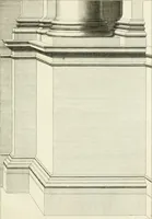 An illustration from Traité de perspective a l'usage des artistes : où l'on démontre géométriquement toutes les pratiques de cette science, & où l'on enseigne, selon la méthode de M. le Clerc, à mettre toutes sortes d'objets en perspective, leur reverbération dans l'eau, & leurs ombres, tant au soleil qu'au flambeau (1750)