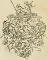 An illustration from Traité de perspective a l'usage des artistes : où l'on démontre géométriquement toutes les pratiques de cette science, & où l'on enseigne, selon la méthode de M. le Clerc, à mettre toutes sortes d'objets en perspective, leur reverbération dans l'eau, & leurs ombres, tant au soleil qu'au flambeau (1750)