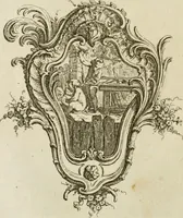 An illustration from Traité de perspective a l'usage des artistes : où l'on démontre géométriquement toutes les pratiques de cette science, & où l'on enseigne, selon la méthode de M. le Clerc, à mettre toutes sortes d'objets en perspective, leur reverbération dans l'eau, & leurs ombres, tant au soleil qu'au flambeau (1750)