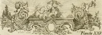 An illustration from Traité de perspective a l'usage des artistes : où l'on démontre géométriquement toutes les pratiques de cette science, & où l'on enseigne, selon la méthode de M. le Clerc, à mettre toutes sortes d'objets en perspective, leur reverbération dans l'eau, & leurs ombres, tant au soleil qu'au flambeau (1750)