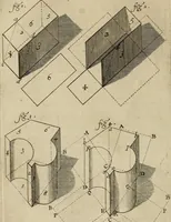 An illustration from Traité des pratiques geometrales et perspectives : enseignées dans l'Academie royale de la peinture et sculpture (1665)