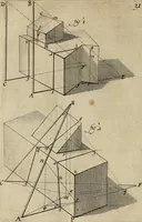 An illustration from Traité des pratiques geometrales et perspectives : enseignées dans l'Academie royale de la peinture et sculpture (1665)