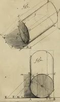 An illustration from Traité des pratiques geometrales et perspectives : enseignées dans l'Academie royale de la peinture et sculpture (1665)