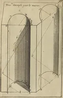 An illustration from Traité des pratiques geometrales et perspectives : enseignées dans l'Academie royale de la peinture et sculpture (1665)