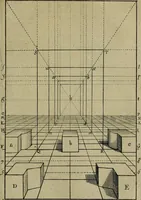 An illustration from Traité des pratiques geometrales et perspectives : enseignées dans l'Academie royale de la peinture et sculpture (1665)