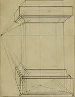 An illustration from Traité des pratiques geometrales et perspectives : enseignées dans l'Academie royale de la peinture et sculpture (1665)