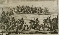 An illustration from Traité des tournois, joustes, carrousels, et autres spectacles publics (1669)