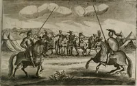 An illustration from Traité des tournois, joustes, carrousels, et autres spectacles publics (1669)