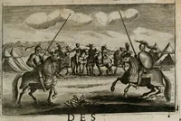 An illustration from Traité des tournois, joustes, carrousels, et autres spectacles publics (1669)