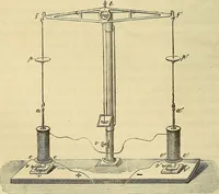 An illustration from Traité d'électricité et de magnétisme : et des applications de ces sciences a la chimie, a la physiologie et aux arts (1855)