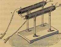 An illustration from Traité d'électricité et de magnétisme : et des applications de ces sciences a la chimie, a la physiologie et aux arts (1855)