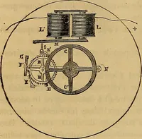 An illustration from Traité d'électricité et de magnétisme : et des applications de ces sciences a la chimie, a la physiologie et aux arts (1855)