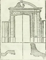 An illustration from Traité d'architecture, ou, Proportions des trois ordres grecs : sur un module de douze parties (1768)