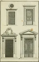 An illustration from Traité d'architecture : avec des remarques et des observations tres-utiles pour les jeunes gens, qui veulent s'appliquer à ce bel art (1714)