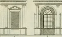 An illustration from Traité d'architecture : avec des remarques et des observations tres-utiles pour les jeunes gens, qui veulent s'appliquer à ce bel art (1714)