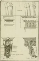 An illustration from Traité d'architecture : avec des remarques et des observations tres-utiles pour les jeunes gens, qui veulent s'appliquer à ce bel art (1714)