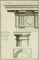 An illustration from Traité d'architecture : avec des remarques et des observations tres-utiles pour les jeunes gens, qui veulent s'appliquer à ce bel art (1714)