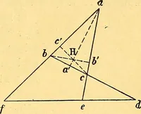 An illustration from Traite de geometrie (1903)