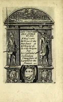 Picture 2 of 20 from Traité de l'exercice militaire : ou est l'instruction des jeux de toutes sortes d'armes, & celuy du drapeau : auec vne methode tres-facile pour faire faire l'exercice aux soldats, & dresser toutes sortes de bataillons : ensemble les deuoirs des generaux d'armée, des majors, capitaines, lieutenans, enseignes, sergens, caporaulx, ansepassades, des soldats, & plusieurs autres discours de l'art militaire (1650), leaf 7