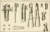 An illustration from Traité de l'horlogerie, méchanique et pratique : approuvé par l'Academie royale des sciences (1741)