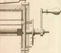 An illustration from Traité de l'horlogerie, méchanique et pratique : approuvé par l'Academie royale des sciences (1741)