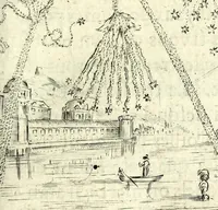 Picture 19 of 47 from Traité des feux artificiels pour la guerre et pour la recreation : auec plusieurs belles obseruations, abregez de geometrie, fortifications, horloges solairs, & exemples d'arithmetique (1640), leaf 107