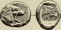 An illustration from Traite des monnaies grecques et romaines; (1901)