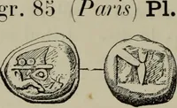 An illustration from Traite des monnaies grecques et romaines; (1901)