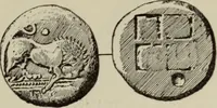 An illustration from Traite des monnaies grecques et romaines; (1901)