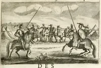 An illustration from Traité des tournois, joustes, carrousels, et autres spectacles publics (1669)